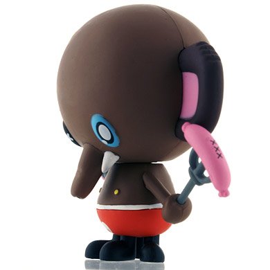 Rolo figure by Tado, produced by Kidrobot. Side view.