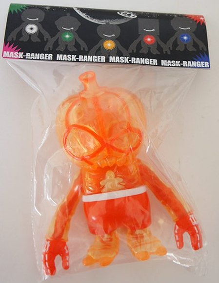 Secret Base Mask Ranger Orange figure by Secret Base, produced by Secret Base. Packaging.