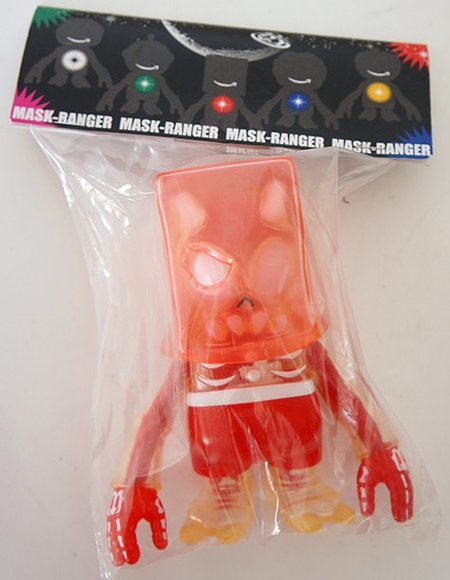 Secret Base Mask Ranger Red figure by Secret Base, produced by Secret Base. Packaging.