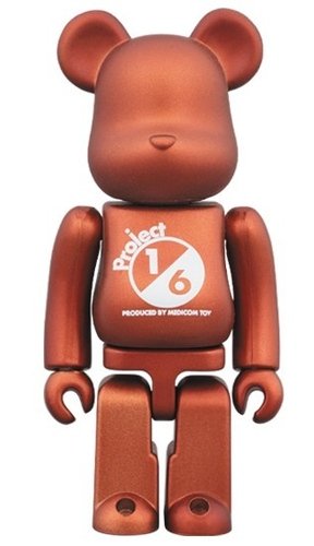 SERIES 35 RELEASE CAMPAIGN BE@RBRICK 100% figure, produced by Medicom Toy. Front view.