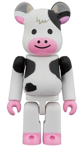 Sexagenary cycle - cow BE@RBRICK 100% figure, produced by Medicom Toy. Front view.