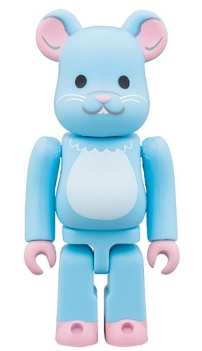 Sexagenary cycle - Mouse BE@RBRICK 100% figure, produced by Medicom Toy. Front view.