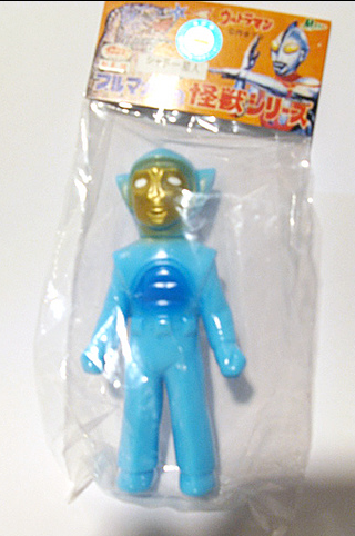 Shadow Alien - M1号 Shadow Seijin Mini figure by Yuji Nishimura, produced by M1Go. Packaging.