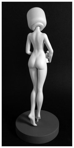 She Has My Eyes figure by Jason Freeny. Back view.