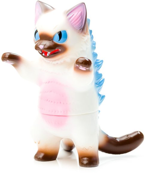 Siamese Negora (ネゴラ) figure by Konatsu, produced by Konatsuya. Front view.