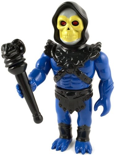 Skeletor the Evil Lord of Destruction figure by Roger Sweet, produced by Super7. Front view.