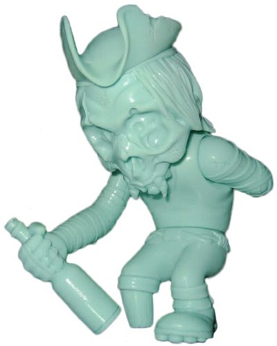 Skull Captain figure by Pushead, produced by Secret Base. Front view.