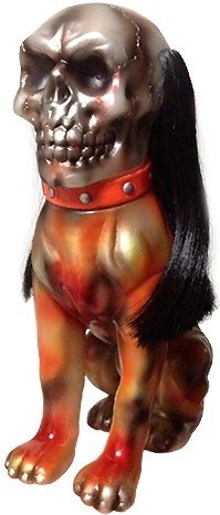 Skull Jinmenken (人面犬 ) - SF 70 figure by Blobpus, produced by Awesome Toy. Front view.