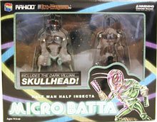 Skullhead [Skullbonz] (The Dark Villain) figure by Pushead X Takeshit, produced by Medicom. Packaging.