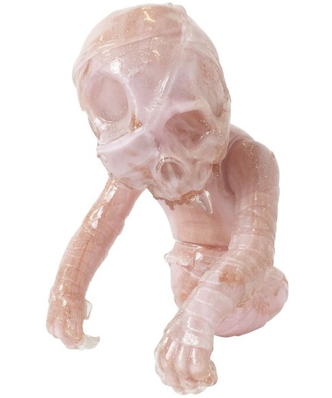 skullOrm (the SkullPirateSerpent) figure by Pushead, produced by Secret Base. Front view.