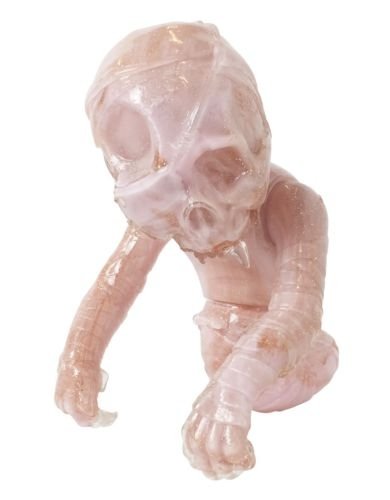 skullOrm (the SkullPirateSerpent) figure by Pushead, produced by Secret Base. Front view.