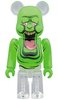 SLIMER-GREEN GHOST BE@RBRICK 100%