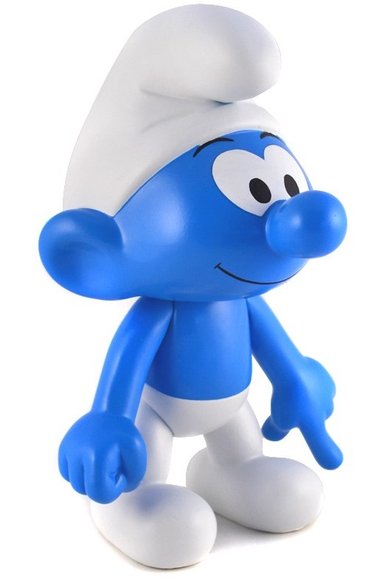 Smurf - Regular figure by Peyo, produced by Artoyz Originals. Side view.
