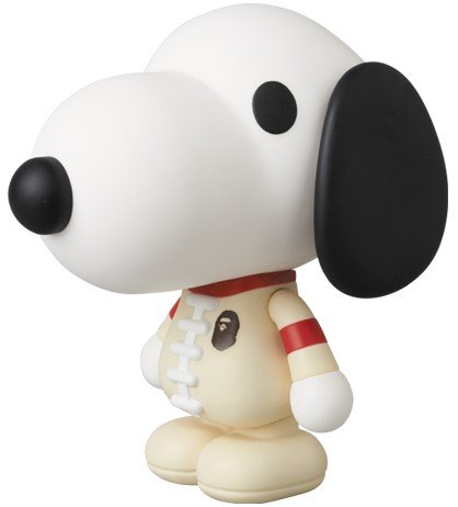 Snoopy & Woodstock - VCD No.226 figure by Bape, produced by Medicom Toy. Front view.