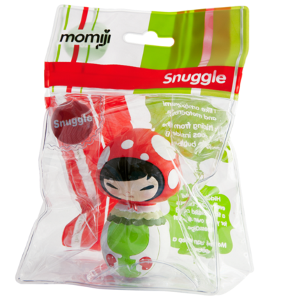 Snuggle figure by Momiji, produced by Momiji. Packaging.