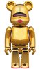 SORAYAMA × 2G BE@RBRICK GOLD Ver. 100％