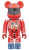 SPACE SUIT ORANGE Ver. BE@RBRICK 100%