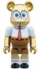 SpongeBob GOLD CHROME BE@RBRICK 100%