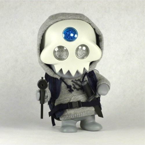 Squeessembly Tongueless Gohst One-Off Build #06 figure by Edward Squee Gielow. Front view.