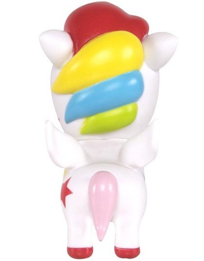 Stellina Unicorno figure by Simone Legno (Tokidoki), produced by Tokidoki. Back view.