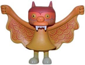 Steven the Bat - Candy Corn figure by Bwana Spoons, produced by Super7. Front view.