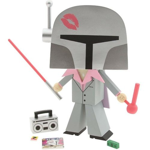 Super Suck-Set (Metal Face Edition) figure by Gary Ham, produced by 3D Retro. Front view.