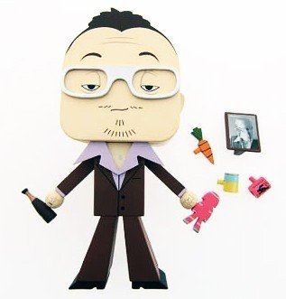 Super Suck-Set (Pretty Face Edition) figure by Gary Ham, produced by 3D Retro. Front view.