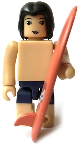 Surfer figure, produced by Medicom Toy. Front view.