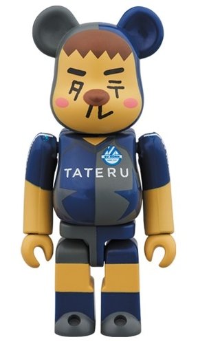 SV HORN x TATERU BE@RBRICK figure, produced by Medicom Toy. Front view.