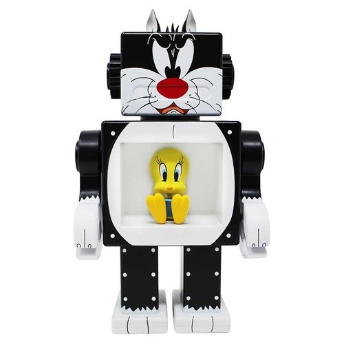 Sylvester OBOT figure by Action City, produced by Gagatree. Front view.
