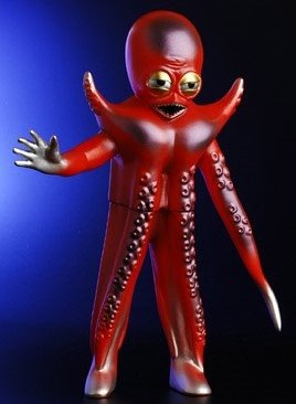 Takogeruge figure by Takao Saito, produced by Rainbow. Front view.