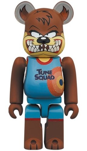 TASMANIAN DEVIL BE@RBRICK 100％ figure, produced by Medicom Toy. Front view.