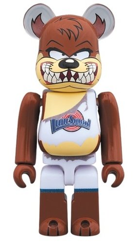 TASMANIAN DEVIL BE@RBRICK 100% figure, produced by Medicom Toy. Front view.