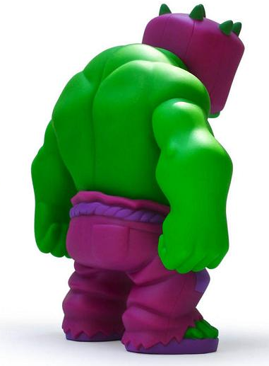 Tequila - Incredible Edition figure by Jerry Frissen And Gobi, produced by Muttpop. Back view.