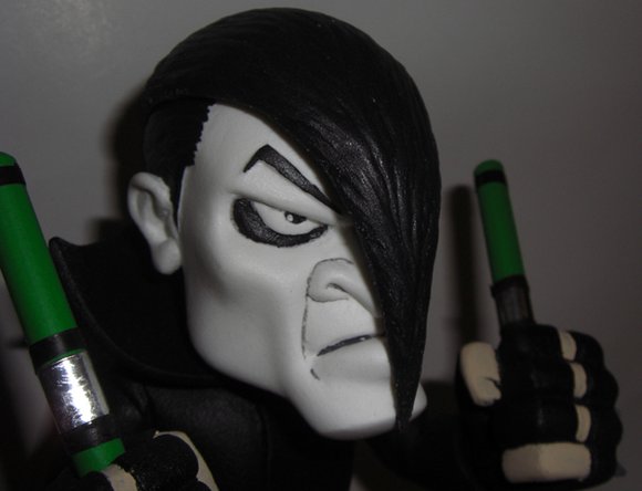 The Abominable Dr. CHUD (Resurrection) figure by H8Graphix, produced by Daniel Madden. Detail view.