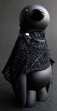 The Blinking Ji Ja figure by Mr. Clement. Side view.