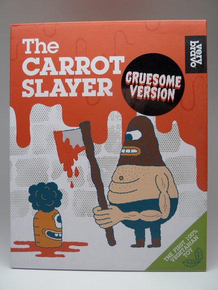 The Carrot Slayer - Gruesome  figure by Mauro Gatti, produced by Very Bravo. Packaging.