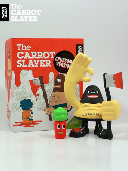 The Carrot Slayer - Gruesome  figure by Mauro Gatti, produced by Very Bravo. Front view.