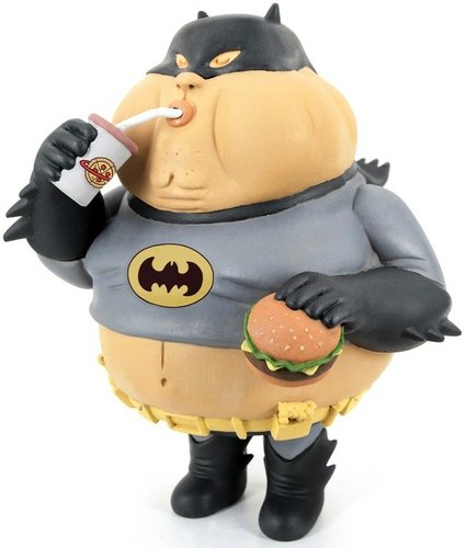 The Chunky Knight figure by Alex Solis, produced by Mighty Jaxx. Front view.