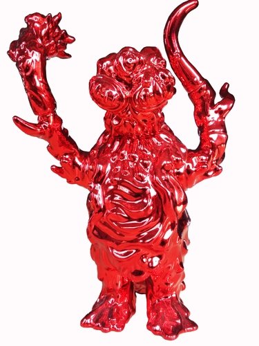 The Last Kaiju - Metalic Red figure by Blobpus, produced by Blobpus. Front view.