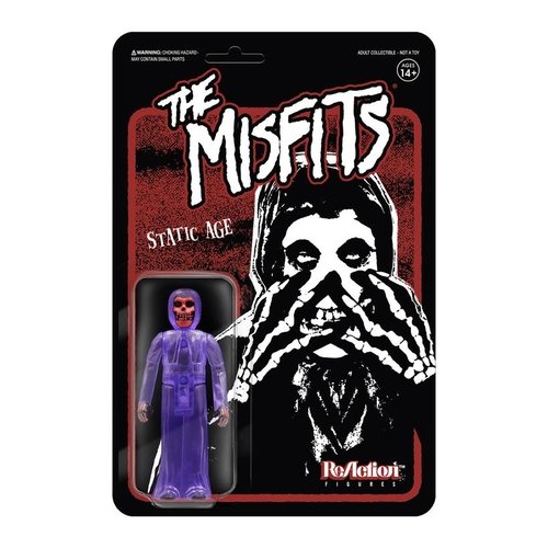 The Misfits - The Fiend (Static Age - Purple Variant) figure by Super7, produced by Funko. Front view.