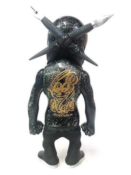 The Rebel Ink - Black Lamé 120% figure by Usugrow, produced by Secret Base. Back view.