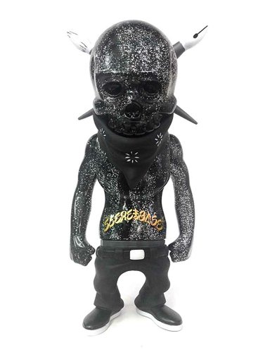 The Rebel Ink - Black Lamé 120% figure by Usugrow, produced by Secret Base. Front view.