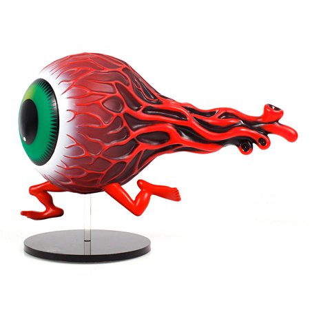The Running Eye figure by Jim Phillips, produced by Mighty Jaxx. Detail view.