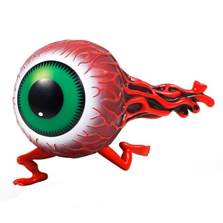 The Running Eye figure by Jim Phillips, produced by Mighty Jaxx. Front view.