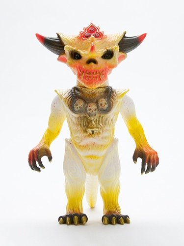 THE SOUR LEMON APALALA figure by Toby Dutkiewicz, produced by Devils Head Productions. Front view.