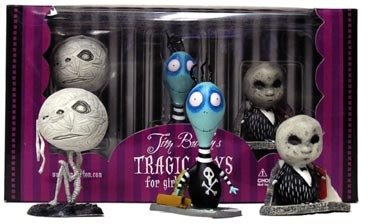 Roy, The Toxic Boy figure by Tim Burton, produced by Dark Horse. Packaging.
