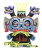 Tlaloc 8" Dunny God (blue regular edition)