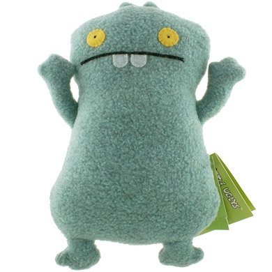 Babo - Little, Teal figure by David Horvath X Sun-Min Kim, produced by Pretty Ugly Llc.. Front view.