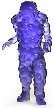 Jin Baba - Frosted Violett *Myplasticheart Exclusive* figure by David Healey, produced by Healeymade. Front view.